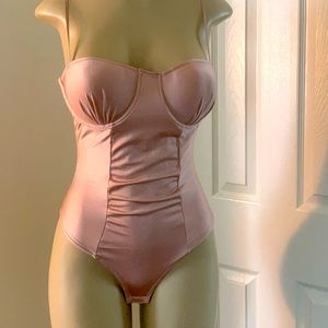 Mauve pink bodysuit